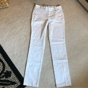 Light Gray & White Calvin Klein Pants